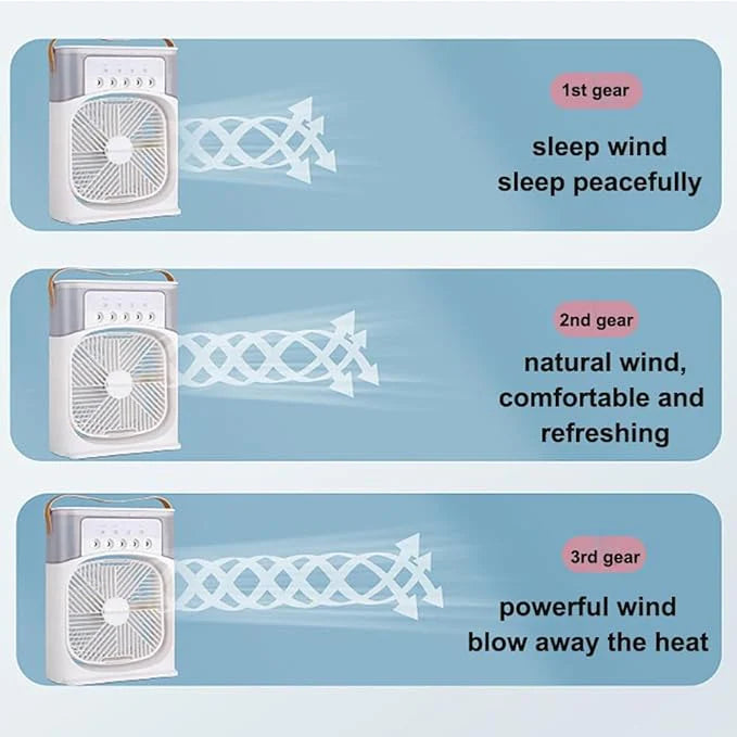 DLC - Cooling Fan With Ice|Portable Ice Cooling Solution