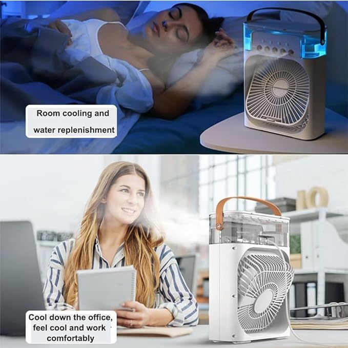 DLC - Cooling Fan With Ice|Portable Ice Cooling Solution