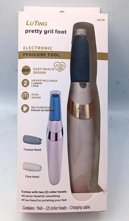 Electric Pedicure Foot File Callus Remover|Erase Rough Dry Skin