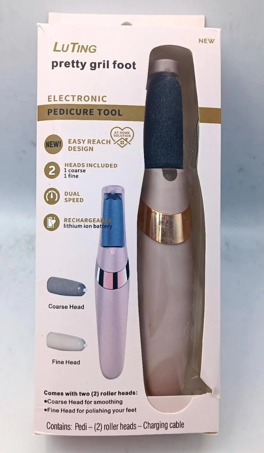 Electric Pedicure Foot File Callus Remover|Erase Rough Dry Skin