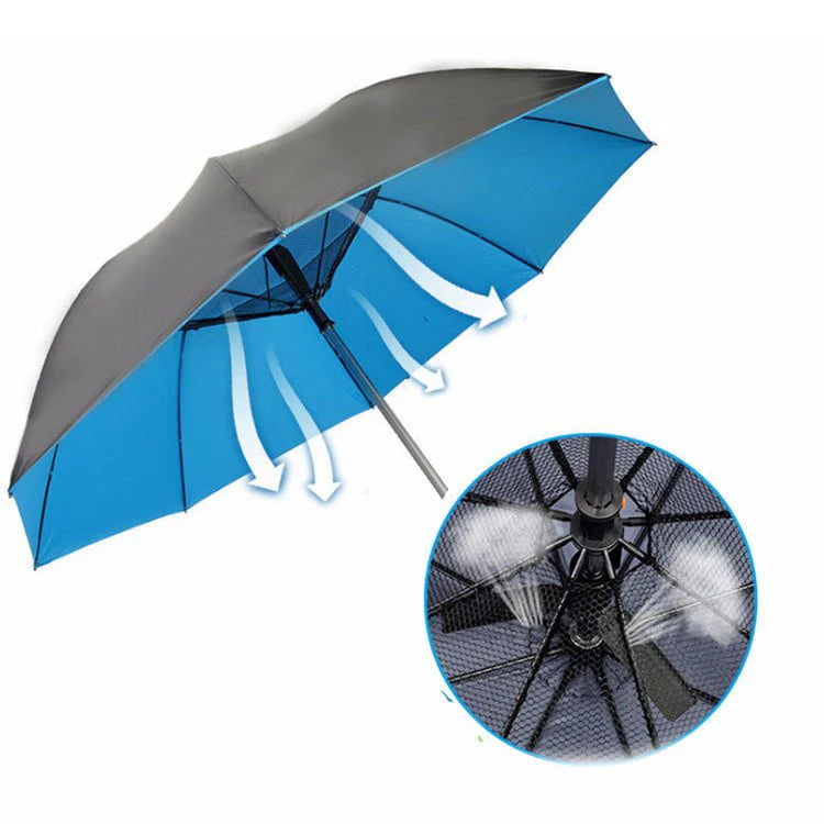 Fan Umbrella | Stay Cool & Covered