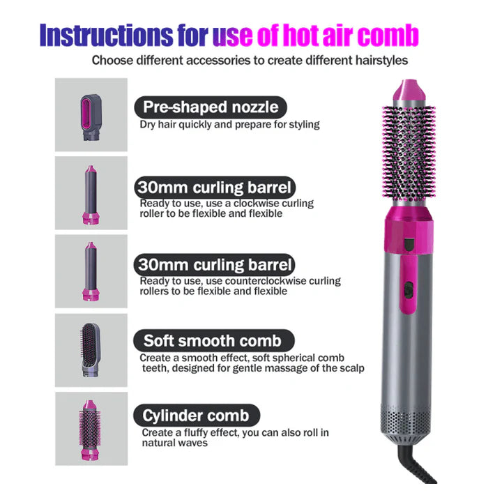 Hot Air Brush (5-in-1)|One Tool Endless Styles